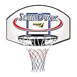 Sport1, Canestro Slam Dunk Unisex Bambini, Grigio, Unica