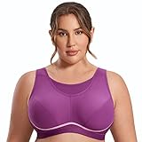 SYROKAN Donna Sport-Bustier Halt, Reggiseno Donna Viola 4E