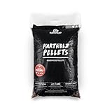 BURNHARD Pellets in Legno Hickory 10kg - Pellet in ciliegio per forni da Pizza, Smoker & Barbecue