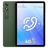 UMIDIGI Android Tablet 10 pollici,6000mAh Tablet con Sim Telefono, Android 13 Tablet in offerta 3+32GB (TF 256GB),1200 * 800/Quad-Core 2.0GH/Dual Cam/GMS/OTG G3 4G Tablette con Scheda Sim/Verd