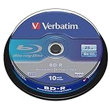 Verbatim 43742 Blu-ray registrabile (BD-R) - Confezione da 10