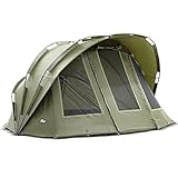 Tenda da pesca Lucx® Bobcat per 2 persone, tenda da pesca per 2 persone, tenda da pesca a cupola per carpe, tenda da campeggio