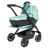 HTI Carrozzina intercambiabile 3 in 1 Chicco Junior | Passeggino per bambole con 3 modalità tra cui carrozzina per bambole, passeggino e navicella | Carrozzina, passeggino fronte strada, culla da viag