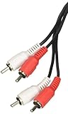 HAMA Cavo 2 RCA Maschio, 2 RCA Maschio 1,2 mt, No Blister, Nero/Rosso/Bianco