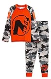 Nerf Boys Pigiama Ufficiale Bambini Completo Vestire Novità Combattimento Camouflage Pjs Set Nightwear Regalo Nerf. 9-10 Anni