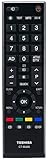 Toshiba CT-90326 LCD TV Remote Control 37AV615DB by Toshiba