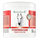 Kräuterhof Balsamo per cavalli riscaldante, extra forte, 500 ml, gel massaggiante