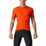 Castelli 4522025-656 ENTRATA VI Jersey Maglia Lunga Fiery Red/Dark Gray-Ivory XL