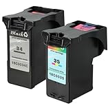 vhbw 2x cartucce compatibile con Lexmark X2500, X2510, X2530, P910, P915, X3310, X3330, X3350 - nero, CMY (ricaricata)