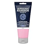 Lefranc Bourgeois Fine Acrylic Colore Acrilico, Rosa (Pink), 80 ml