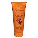 L Erbolario Doposole Soleombra Viso e Corpo, Fluido doposole setificante con Burro di Karitè, Olio di Argan & Proteine di Quinoa, Formato 200 ml