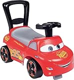 Smoby- Disney Cars prima auto, 7600720534, +10 mesi, con fermi antiribaltamento, rosso