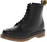 Dr. Martens Delaney Black Softy, Scarpe Brogue Stringate Unisex – Bambini, Nero, 36