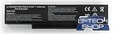 LI-TECH Batteria Compatibile Nero per OLIVETTI OLIBOOK S1500 6 Celle 4400mAh Nuova 4.4Ah