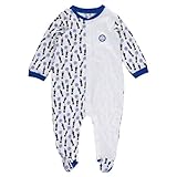 Inter Tutina neonato, Unisex 0-24 mesi, 100% cotone, apertura davanti con bottoncini