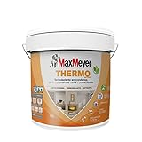 MaxMeyer Pittura per interni termica, antimuffa, anticondensa, A+ e priva di formaldeide, Thermo A+ Active BIANCO 10 L