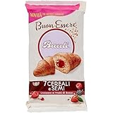 Bauli - Croissant Buonessere 7 Cereali e Semi ai Frutti di Bosco, Soffici e Sfogliati - Ottimi per la tua Colazione - Croissant con 20 Ore di Lievitazione Lenta - 10 Pezzi - 450 gr