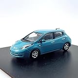 autoveicoli Modellini di auto in lega pressofusa Nissan LEAF in scala 1:43, modelli classici da collezione, souvenir Roadster