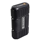 Celestron 18763 PowerTank Litio LT Batteria per telescopio - Alimentazione portatile ricaricabile 12V per telescopio computerizzati con capacità di 8 ore / 73,3 Wh e 1 porta USB, Nero