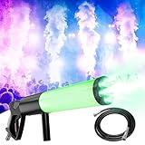 Pistola a CO2, macchina a getto di CO2 con 6 perline LED, effetto RGB adatto per matrimoni, bar, spettacoli commerciali, feste, spettacoli musicali, Halloween, Natale