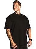 Satire Gym - T-shirt da uomo oversize, Pump Cover, per fitness, bodybuilding, palestra, L