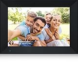 Cornice Digitale Touch Screen IPS HD da 10,1 Pollici, 32 GB Rotazione Automatica, Configurazione Semplice per Condividere Foto o Video in Remoto Tramite AiMOR