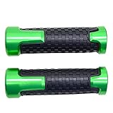 22mm 7/8   Manopole manubrio Per Z125 Z250 Z300 Z400 Z650 Z750 Z800 Z900 Z900RS Z1000 Verde