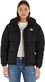 Tommy Jeans Piumino Donna Alaska Puffer Invernale, Nero (Black), L