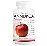 ANNURCA PLUS HAIR Line@ | INCREMENTA e rinforza i tuoi CAPELLI | 60 capsule | 800 mg estratto secco di MELA ANNURCA | ZINCO | RAME | BIOTINA | SELENIO | VITAMINA E