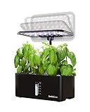 Hydroponics Growing System Indoor Garden: Herb Garden Kit Indoor 8 Pods with LED Grow Light Quiet Water Pump Smart Automatic Healthy Fresh Herbs Vege - Hydroponic Gardening Herb Grower Home Kitchen