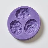 World Of Moulds Cameo Ripieno Glassa 3 Stampi Stampo In Silicone