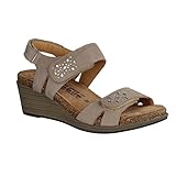 Mephisto Mobils By Willow Sandali Donna con Plantari in Sughero 6960-10150 Warm Grey con Plantare Estraibile, Size: EU 41 ITA 41 USA 11 Cm Nd