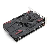 ATI HD6770 - Scheda grafica per computer da 4 GB, DDR5 HD Gaming 128 bit 650 MHz/1000 MHz con CD, supporta API DirectX 12