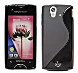 Cover in silicone e TPU linea S per Sony Xperia Ray, colore nero