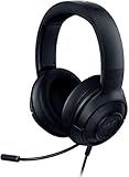 Razer Kraken X Lite - Cuffie da gioco Ultralight con audio surround 7.1, telaio leggero, microfono renale pieghevole, per PC, Xbox, PS4, Nintendo Switch, Classic Black