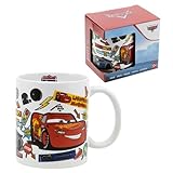 Tazza in ceramica Cars Disney modello Mug 325 ml tazza da colazione per bambini