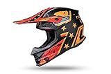 Ufo casco motocross integrale Intrepid New 2022 Taglia XL arancione rosso offroad enduro omologato cross