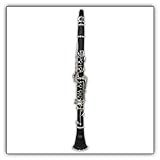 Tuyama® TKB-177 Clarinetto in Si Bemolle - Ebanite - Sistema Boehm - 17 chiavi argentati + Custodia semirigida