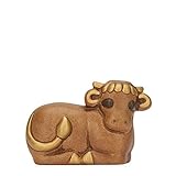 THUN® - Bue Marrone - Statuine Presepe Classico - Ceramica - I Classici