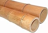 Canna di Bamboo Gigante -SECONDA SCELTA - 100-150-200-300 cm - bambù - Canne Arredamento - MOSO - bambu (CM 100 Ø 4/6)