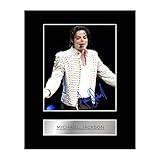 Michael Jackson - Espositore con foto autografata n.2