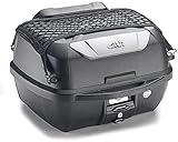 Bauletto GIVI Monolock E43NMAL+ 43 litri nero con inserto argento