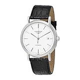 Longines Presence L49214122 - Orologio da uomo con quadrante bianco automatico, Moderno