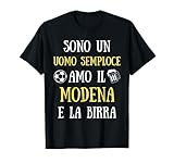 Modena Calcio Uomo Divertente Idea Regalo Tifoso Maglietta