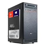 Myka Pc Desktop i5-12400 4.40Ghz In Boost 6-Core,Cpu Core i5,Ram Ddr4 16Gb,Ssd Nvme M2 500Gb, Wifi,Windows 11 Pro,Office 2021 Pro,Computer assemblato