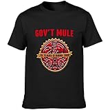 SHUOCAI Govt Mule Band T Shirt T-Shirt Black M