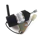 SINOCMP 16851-60014 052600-4531 052600-4530 Solenoide di arresto carburante 12 V per Kubota Z482 Denso BX7410D BX2230D RTV900R RTV900T B7410D