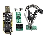 Heevhas SOIC8 SOP8 Chip IC Flash Adattatore per presa per clip di prova Programmatore universale Clip BIOS + CH341A Seriale 24 25 EEPROM Flash Modulo di programmazione USB BIOS