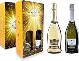 Casa Sant Orsola - Set Vino Cuvèe Prestige Blanc de Blancs 11% e Vino Dolce 9,5%, da Prestigiosa Uva Bianca Italiana, Gusto Dolce con Note Fruttate e Aromatiche, 2x750 ml