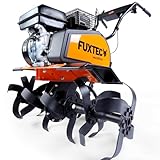 Motozappa a scoppio con ruote, motore 212cc 4,1kW 4 tempi larghezza di lavoro fino a 85cm FUXTEC AF1212